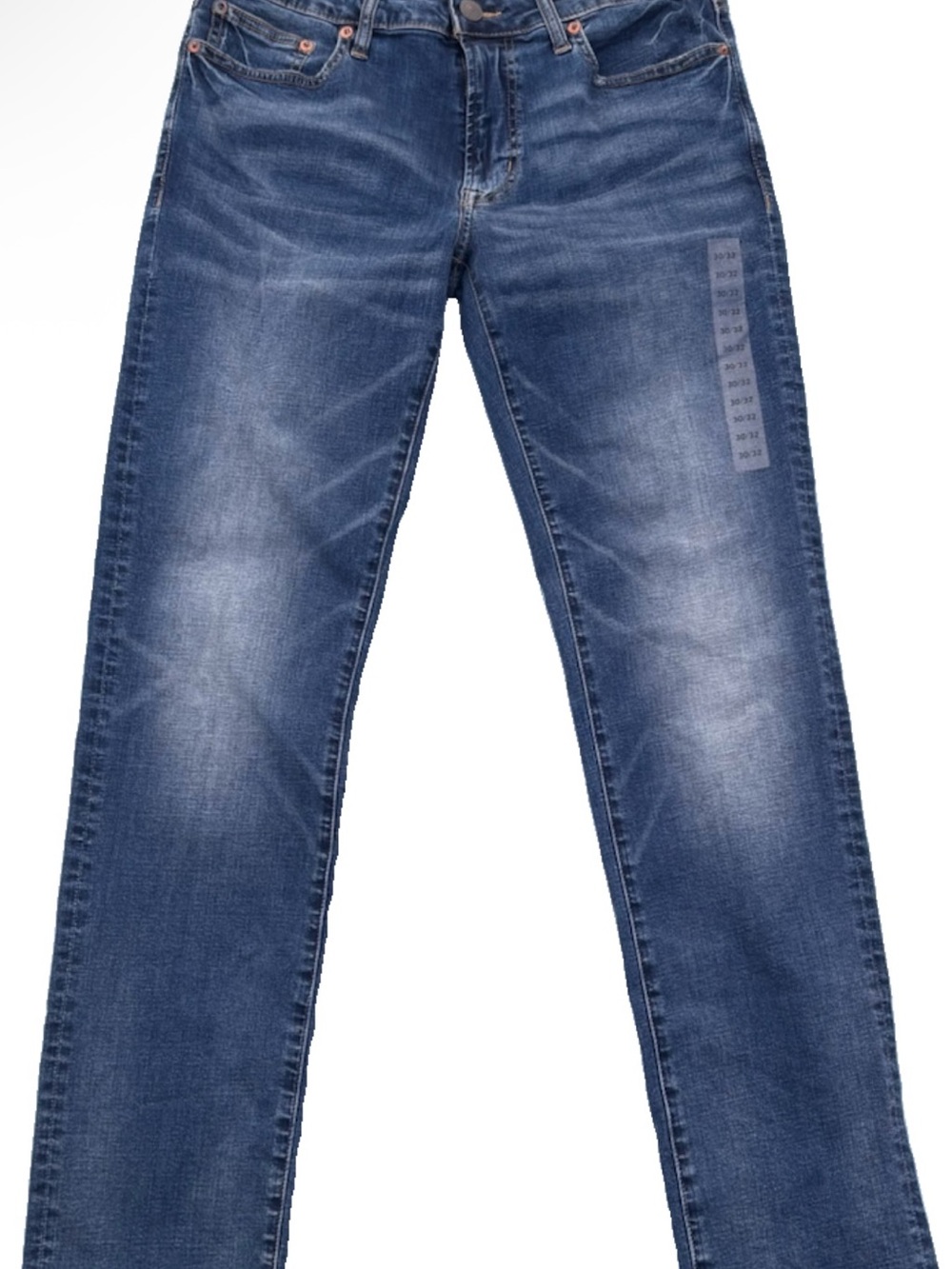 American Eagle Outfitters Men's Slim Straight Jeans in Faded Blue